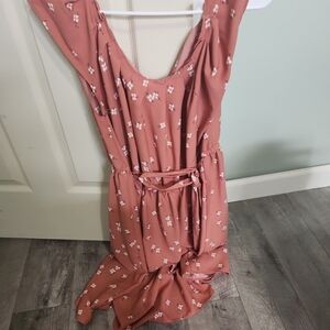 LC Lauren Conrad Blush Floral Dress